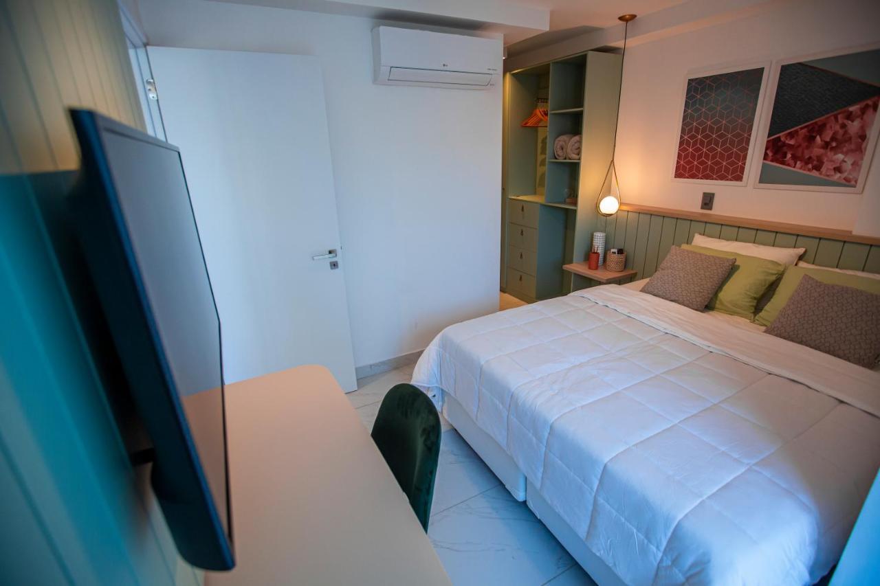 Apartamento Com Jacuzzi Na Beira Mar De Joao Pessoa No Branco Haus Buitenkant foto