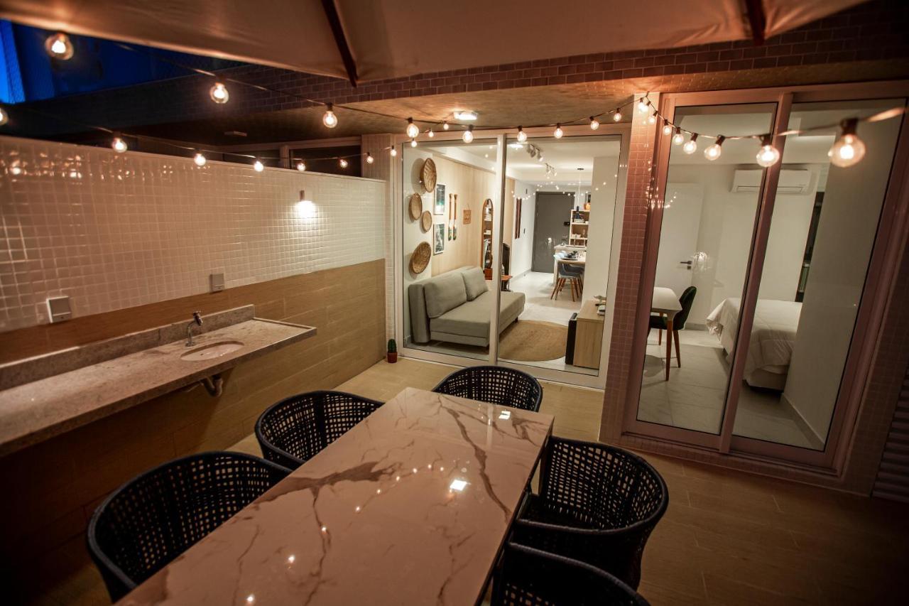Apartamento Com Jacuzzi Na Beira Mar De Joao Pessoa No Branco Haus Buitenkant foto